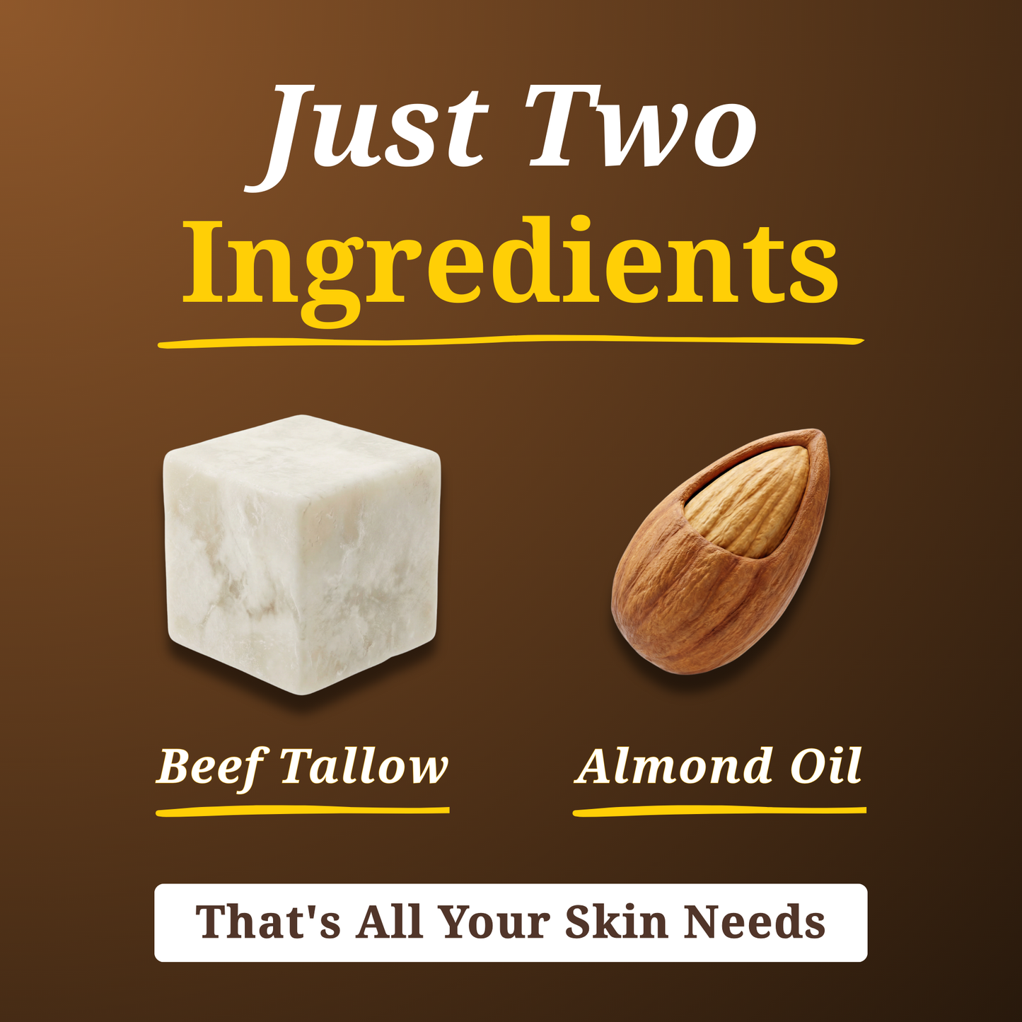 Whipped Grass-Fed Tallow Face Balm 120ml