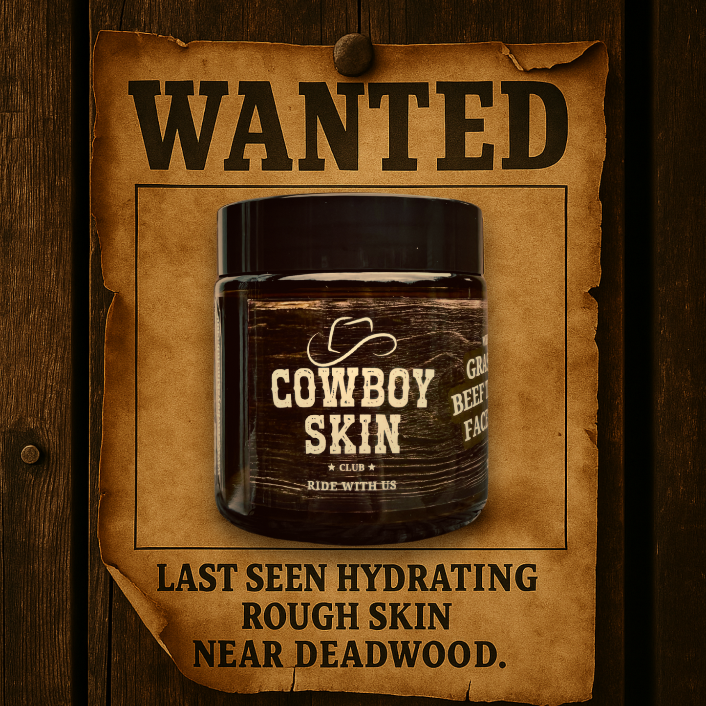 An Extra Grass-Fed Tallow Face Cream Jar!