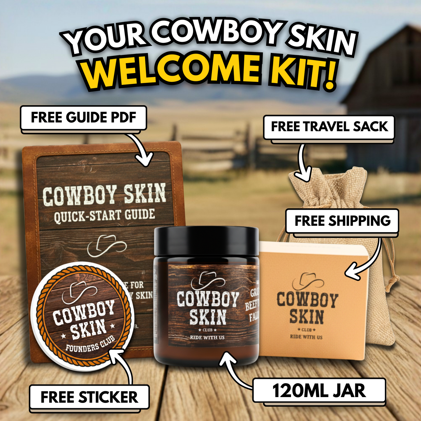 Whipped Grass-Fed Tallow Face Balm 120ml