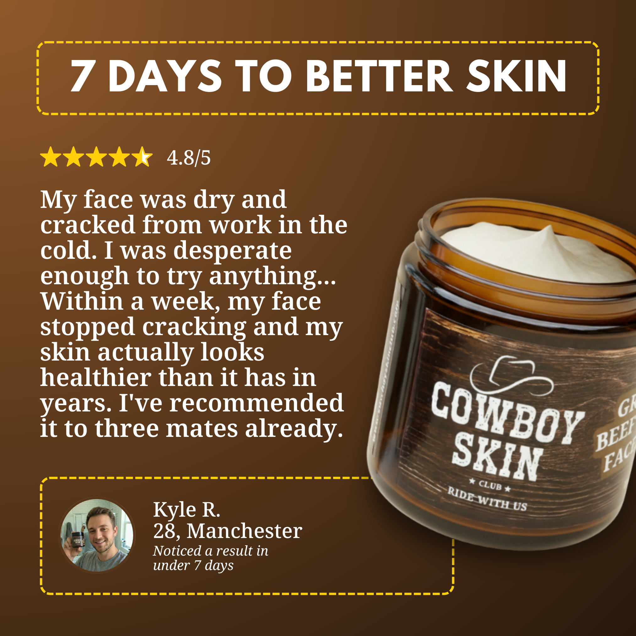 Whipped Grass-Fed Tallow Face Balm 120ml