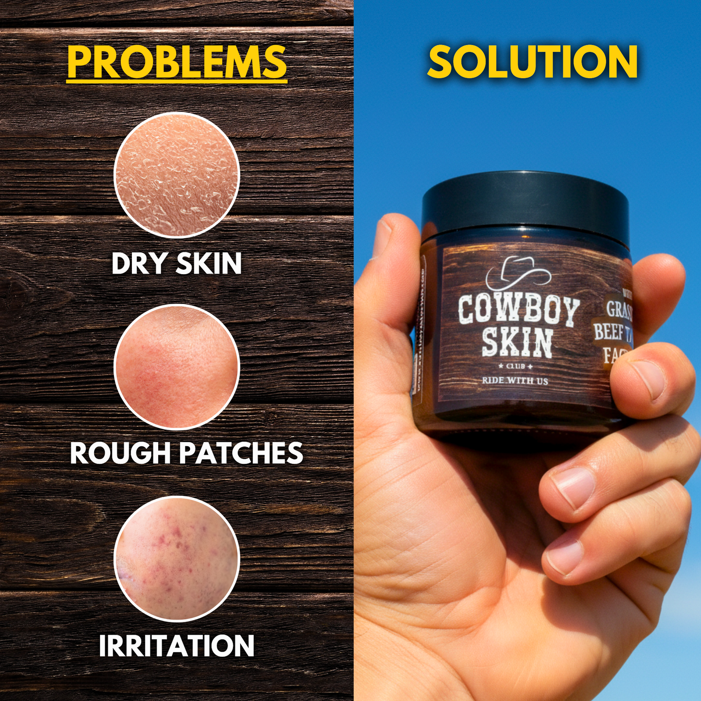 Whipped Grass-Fed Tallow Face Balm 120ml